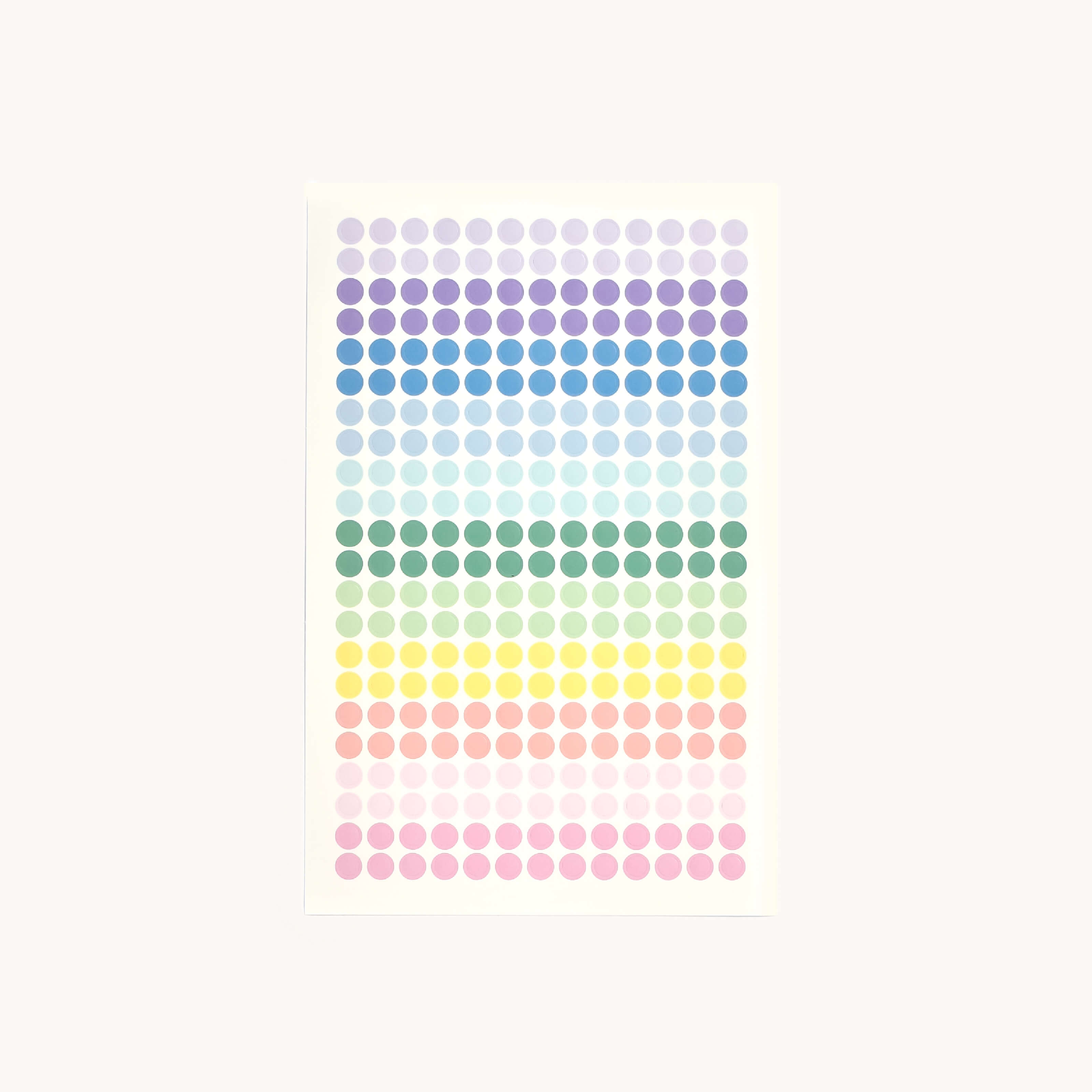 Sticker Set, Pastel Color-Coding