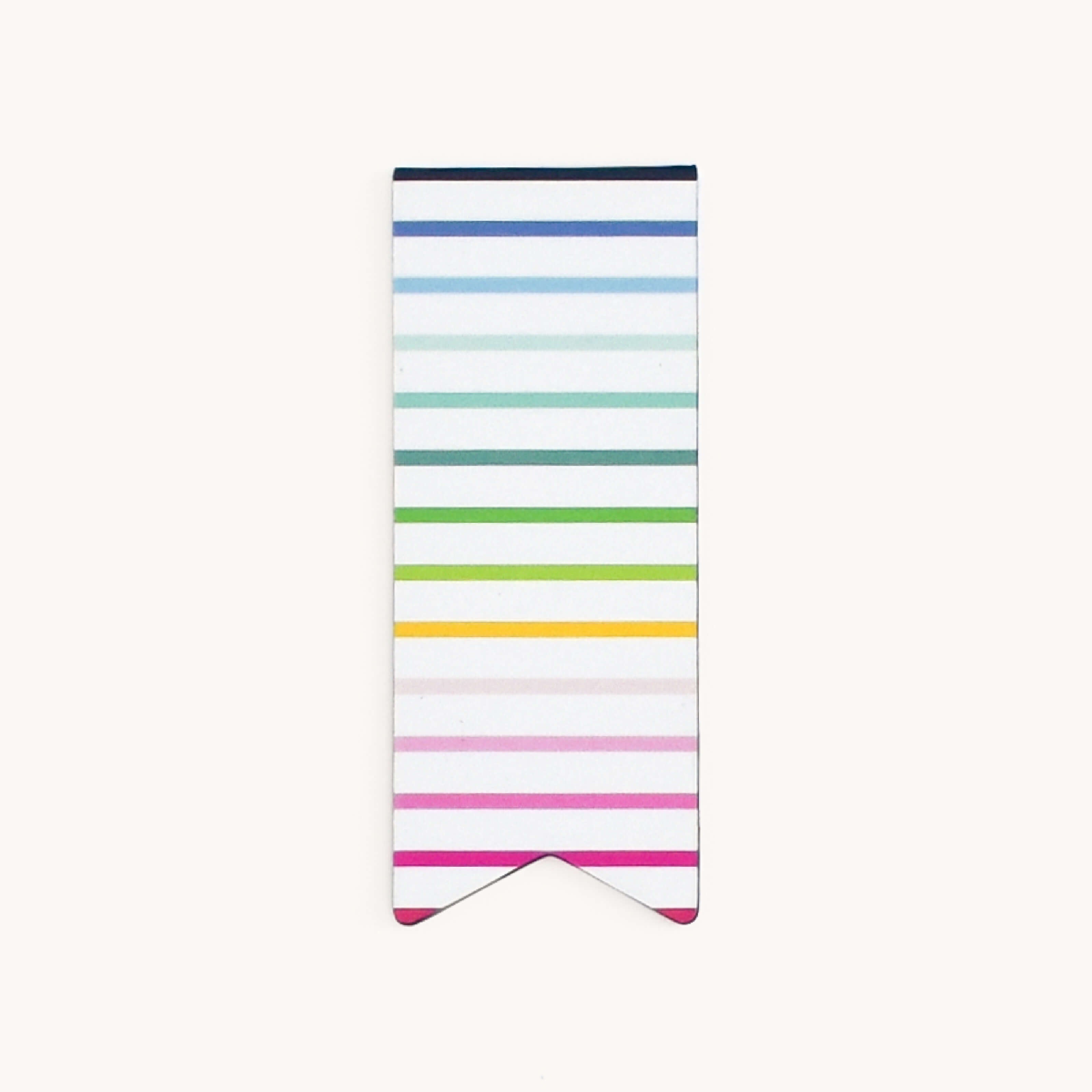 Pastel Rainbow Sticky Notes With Case - Stripes, Page Markers For Planners