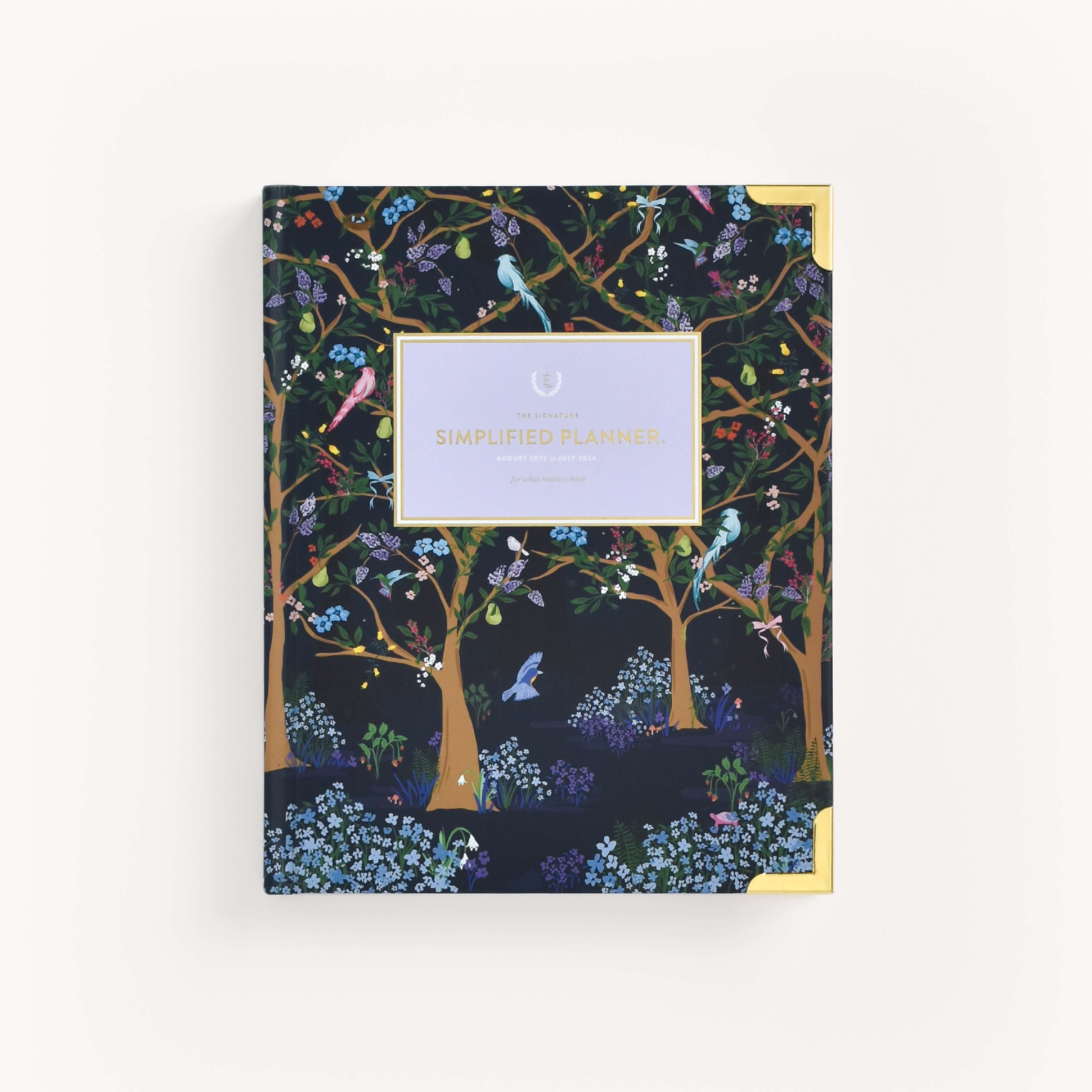 2023-2024 Weekly, Simplified Planner, Midnight Chinoiserie