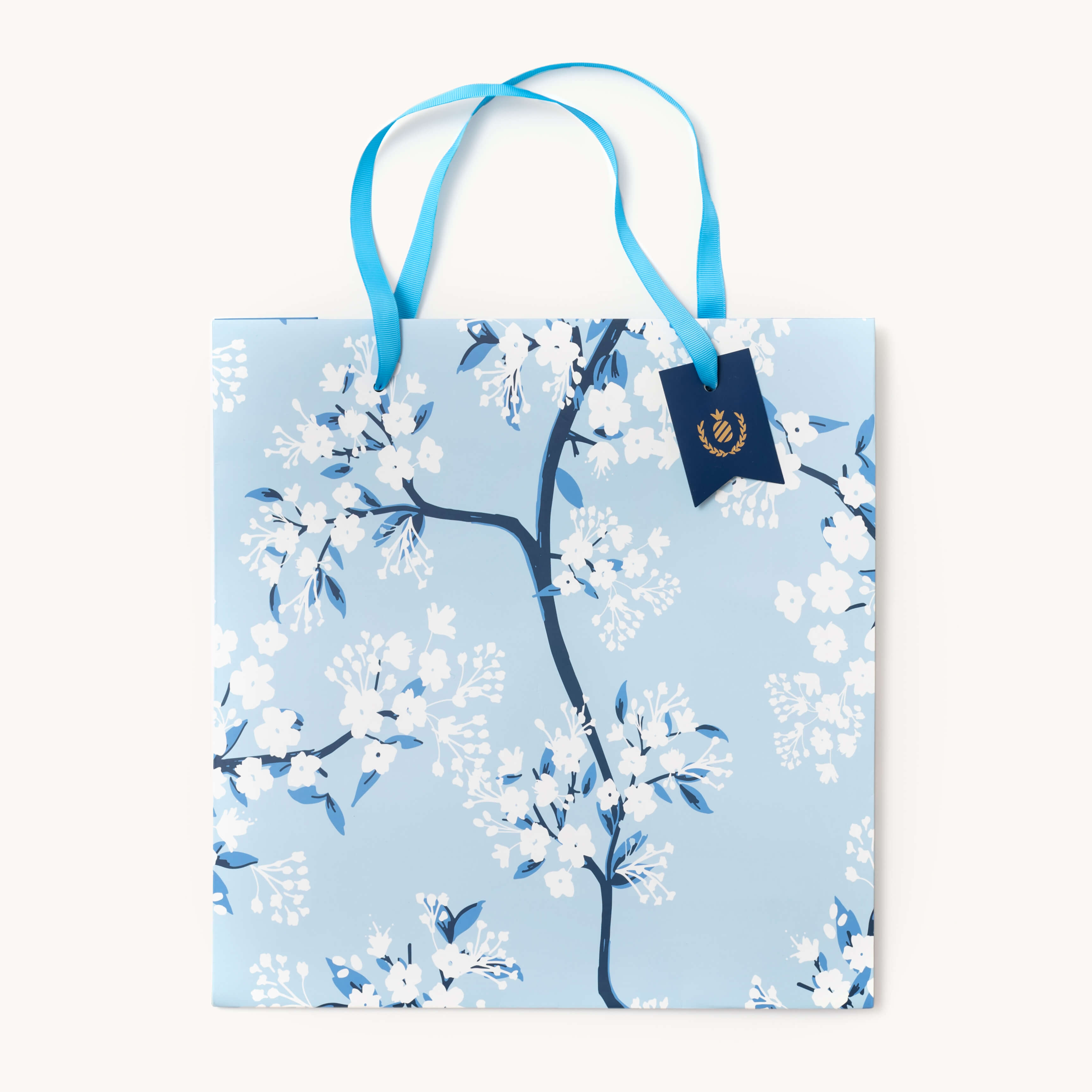 White Cherry Blossom Tote Bag
