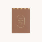 Simplified by Emily Ley | Dapperdesk Sticker Book featuring a soft-touch, thick paper cover with gold foil details. 