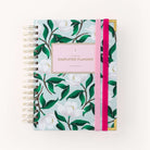 Blush and Raspberry Small Stretchy Bands used to securely close a Simplified Planner.