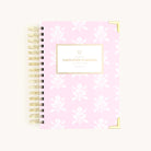 2024-2025 Academic Year Daily Simplified Planner by Emily Ley featuring the Blush Block cover design with gold foil details.