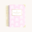 2025 Calendar Year Daily Simplified Planner by Emily Ley featuring the Blush Block cover design with gold foil details.