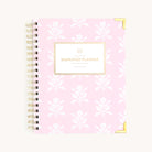 2024-2025 Academic Year Weekly Simplified Planner by Emily Ley featuring the Blush Block cover design with gold foil details.