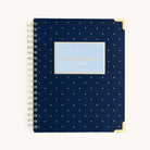 2024-2025 Academic Year Weekly Simplified Planner by Emily Ley featuring the Dainty Dot cover design with gold foil details.