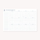 The Simplified 2025 Wall Calendar - Printable is a minimalist digital download displaying all 12 months in grids, with days arranged in rows and columns. A notes section is on the left, and Two Thousand and Twenty-Five elegantly sits at the top.