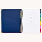 Navy interior pocket included in the Simplified Undated Teacher Planner.