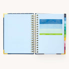 Colorful sticker sheet included in the inner pocket with the 2024-2025 Academic Year Daily Simplified Planner by Emily Ley in the Dainty Dot cover design for customization. 