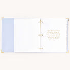 Hand-lettered gold foil inspirational quote featured in the Simplified Wedding Planner.