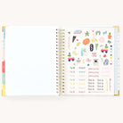 Illustrated sticker page in the Simplified Homeschool Planner