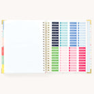 Color-coding flag stickers in the Simplified Homeschool Planner.