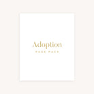 ADOPTION BABY BOOK PAGE PACK 