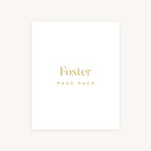 FOSTER CARE BABY BOOK PAGE PACK