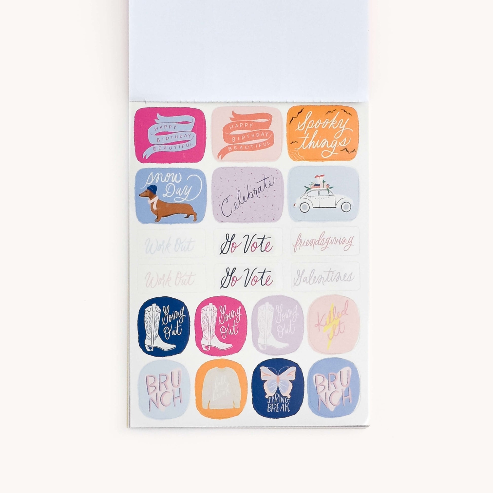 Simplified System by Emily Ley for AT-A-GLANCE Phrase Sticker Pack