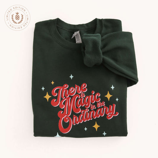 Magic In The Ordinary Crewneck Front Detail