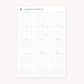 Navy Vertical Printable Wall Calendar