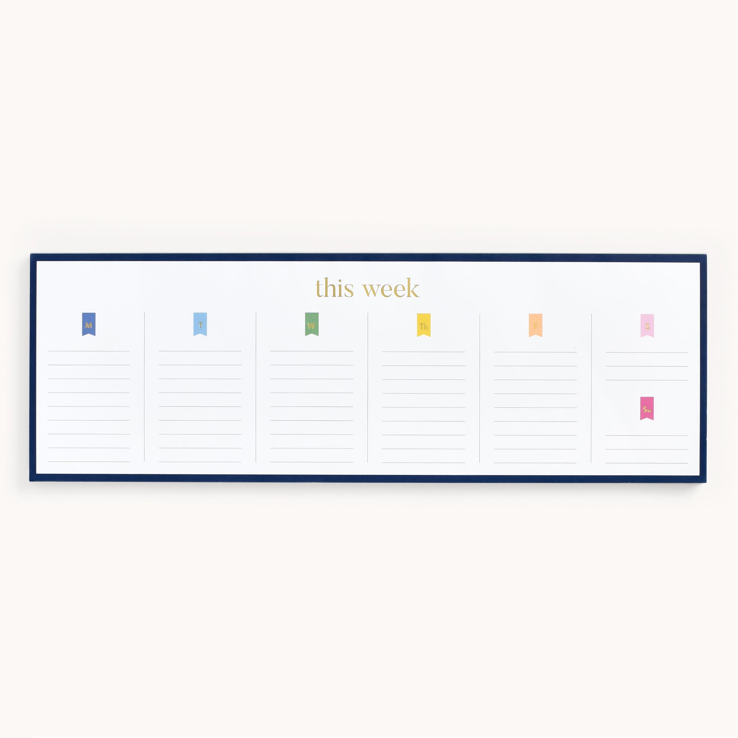 WEEKLY KEYBOARD NOTEPAD