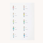 Simplified by Emily Ley | Nutcrackers Gift Tag Sticker Set, featuring 80 full-color stickers. 