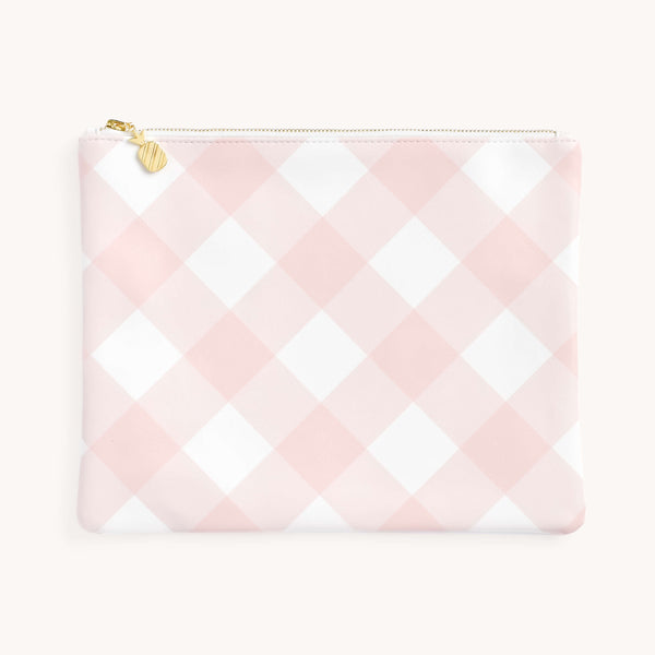 Planner Pouch - Blush Gingham | Gifts Under | Simplified by Emily Ley