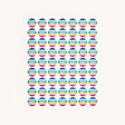 Simplified by Emily Ley | Colorful YAY! Sticker Set 