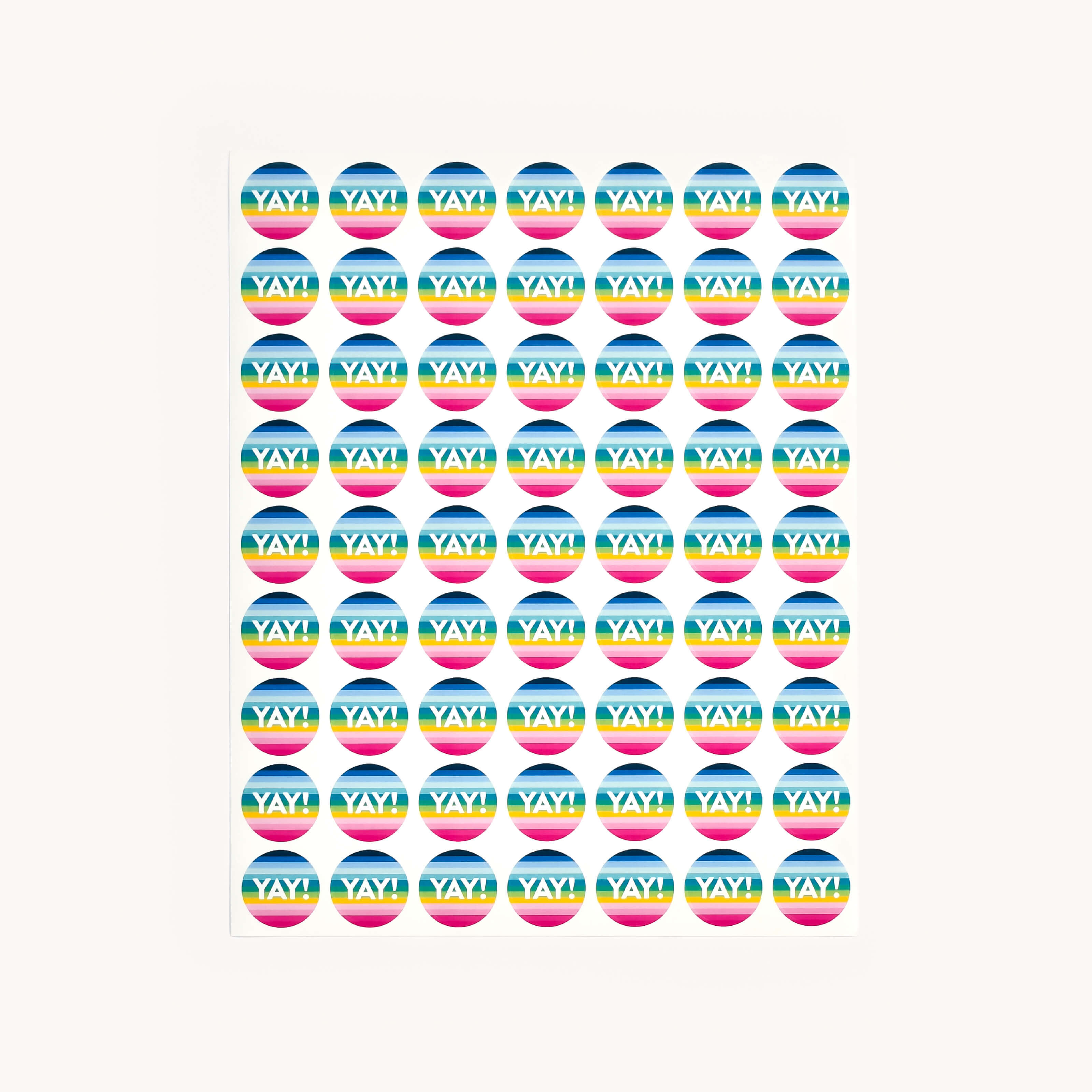 Simplified by Emily Ley | Colorful YAY! Sticker Set 